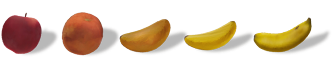 Apple to Banana morphing